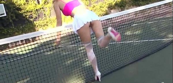  Tennis Slut Heather Vandeven Solo Action